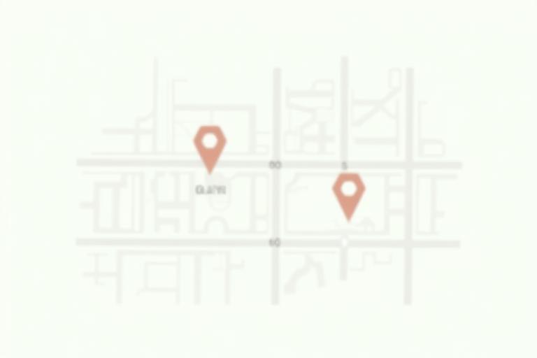 Illustration of Garys & Company store location map in Newport Beach, California