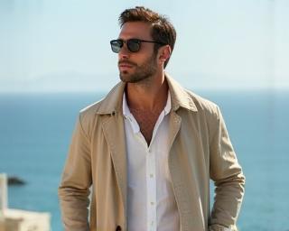 Stylish casual menswear outfit