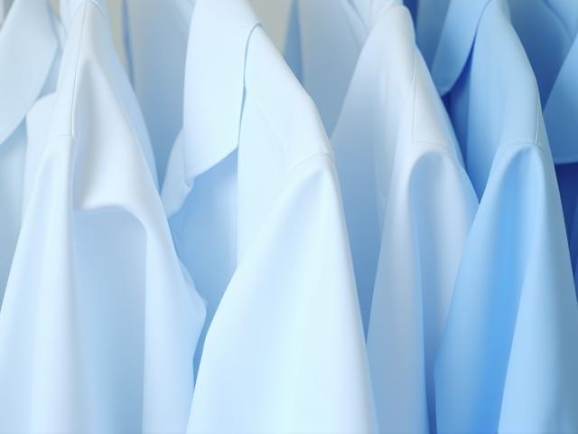 Collection of men’s dress and casual shirts
